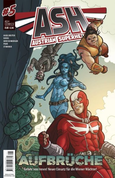Austrian Superheroes Heft #6 Cover